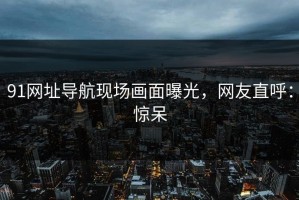 91网址导航现场画面曝光，网友直呼：惊呆