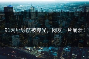 91网址导航被曝光，网友一片崩溃！