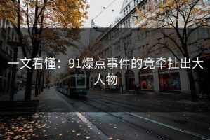 一文看懂：91爆点事件的竟牵扯出大人物