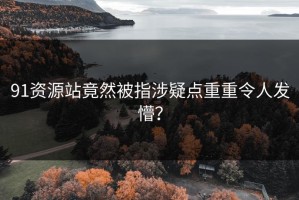 91资源站竟然被指涉疑点重重令人发懵？
